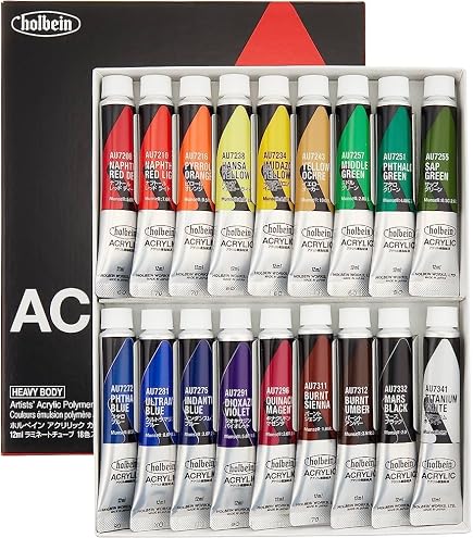 Amazon | ホルベイン アクリリック カラー［ヘビーボディ］AU038 20ml